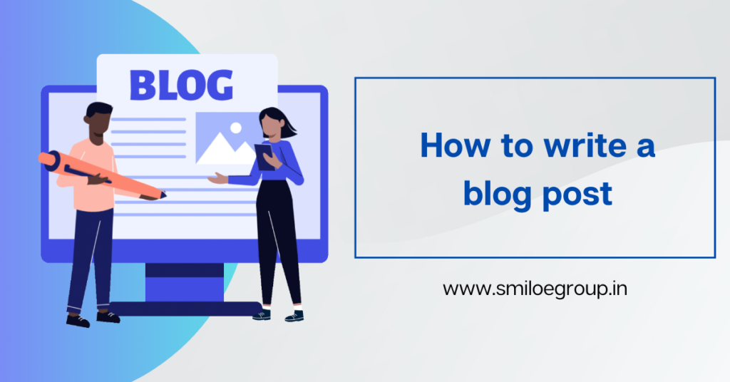 write a blog post